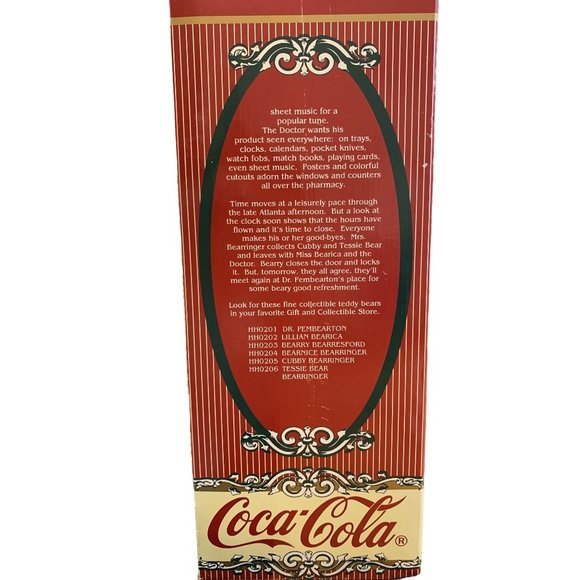 Coca-Cola Soda Fountain Teddy Bear - Bearnice Bearringer - Picture 4 of 7